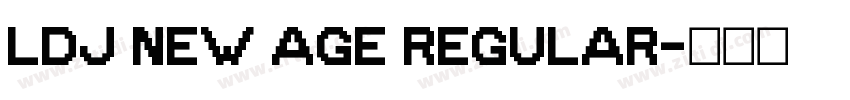 LDJ New Age Regular字体转换